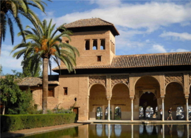 Die Alhambra in Granada Ein Gebäude der Alhambra (by Tanja Bartsch)